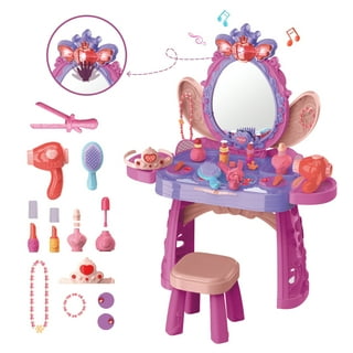 Janod Little Miss Vanity Case - 9 Piece Pretend Play Set - Ages 3+ - J06514