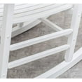 thumbnail image 5 of BplusZ Outdoor Rocking Chairs Set of 2 Patio Rocker Furniture for Porch Garden Lawn Indoor Classic Arm Chairs White, 5 of 5