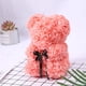 thumbnail image 1 of Oso rosa le da a su novia un regalo de flores simuladas de espuma de PE, muñeco de oso abrazable, 1 of 5