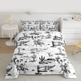 thumbnail image 2 of Castle Fairy Teens Vintage Cowboys Twin Comforter Sets,Western Theme Bedding Set, 2 of 8