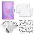 thumbnail image 1 of A6 Binder Budget Planner Notebook Covers Folder Size 6 Hole Pockets, 1 of 5