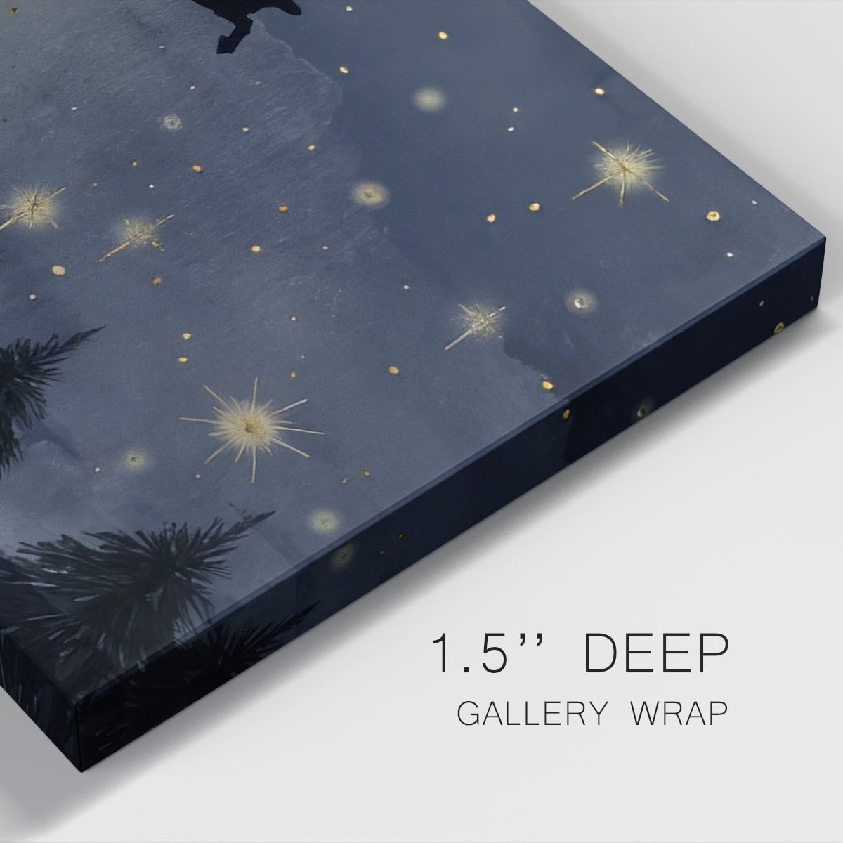 Celestial Christmas Collection D- Gallery Wrapped Canvas