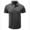 Dark Gray, variant on JURANMO Men's Polo Shirts Patchwork Collar Short Sleeve T-shirt Summer Business Casual Tee Tops with Pocket Today's Deals Blue XL