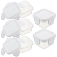 thumbnail image 4 of Miangastore 5Pcs Ivory White Snack Box Container Dishwasher Safe for Family Use and Office, 4 of 9