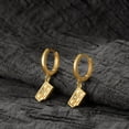 thumbnail image 4 of Valloey Rover 14K Gold Plated Dainty Huggie Hoop Earrings for Women Jewelry Gift, 4 of 6