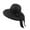 Black, variant on GDREDA Caps for Men Women Fashion Summer Bow Straw Foldable Hat Beach Sun Protection Hats Caps，White