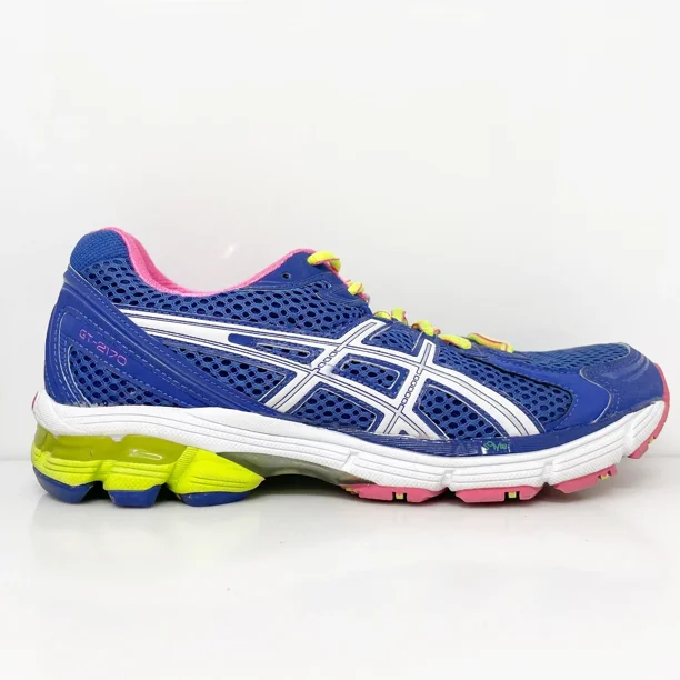 Asics Womens Gel GT 2170 T256Q Blue Running Shoes Sneakers Size 8.5