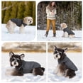thumbnail image 6 of Windproof Dog Winter Coat Soft Dog Jacket Warm Dog Vest Cold Weather Pet Apparel for Small Medium Dogs,Gray,XS, 6 of 7