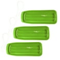 thumbnail image 1 of Lucky Bums Snow Kids 48" Plastic Toboggan Sled w/ Pull Rope, Green (3 Pack), 1 of 7