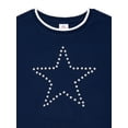 thumbnail image 3 of Way to Celebrate Girls Americana Short Sleeve Tee, Sizes 4-18, 3 of 5