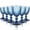 Blue, variant on E-Greetshopping 6-Pack 8oz Green Vintage Diamond Pattern Colored Wine Glass Set, Stemmed Goblets for Cocktails, Wedding Party and Restaurant Use, Dishwasher Safe