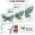 thumbnail image 2 of Dish Drying Mat Absorbent Dish Drainer Kitchen Counter 23.6x19.7inch Dish Drying Pad for Countertops Sinks Draining Racks Intricately Butterfly, 2 of 9