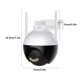 thumbnail image 5 of Inteprter rotación Control remoto cámara de vigilancia voz Talkback impermeable definición clara lente cámaras de seguridad hogar interior Cámaras de vigilancia Negro Blanco 1, 5 of 6