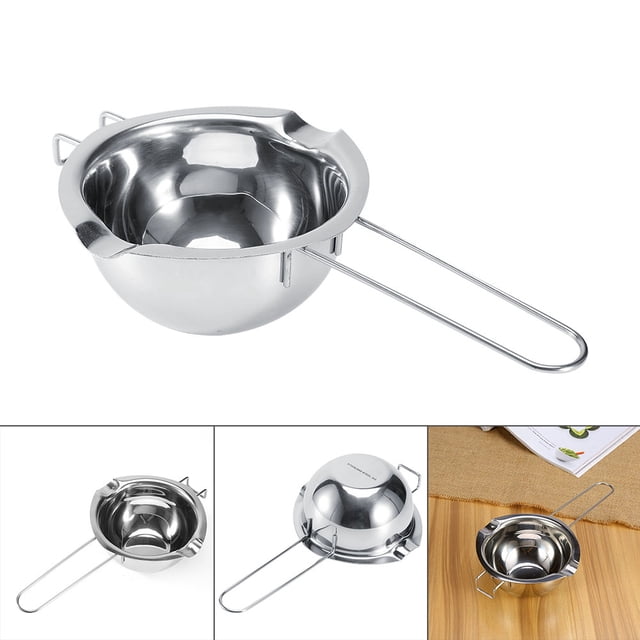 Chocolate Melting Pan, Heat Handle Stainless Steel Milk Melting Pot, Kitchen Cookware Tool For Baking Home/Kitchen Chocolate Butter Milk Melting