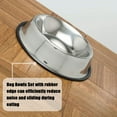 thumbnail image 3 of Ludlz Stainless Steel Dog Bowl with Rubber Base for Small/Medium/Large Dogs, Pets Feeder Bowl and Water Bowl Perfect Choice, 3 of 7