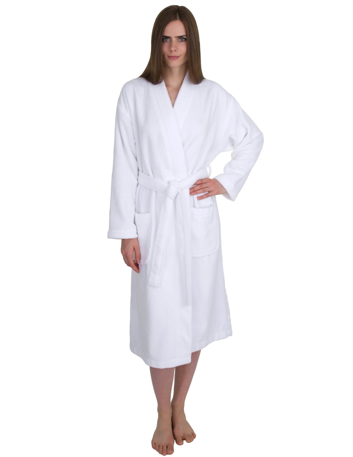 towelling lined bathrobe