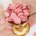 thumbnail image 2 of Efavormart 400 Pack | Matte Dusty Rose Silk Rose Petals, Life-Like Silk Flower Petal Round Table Confetti, 2 of 11