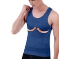 thumbnail image 4 of Body For Men Slimming Vest Compression Shirt Gym Workout Tank Top Abdomen Waist Trainer, 4 of 5