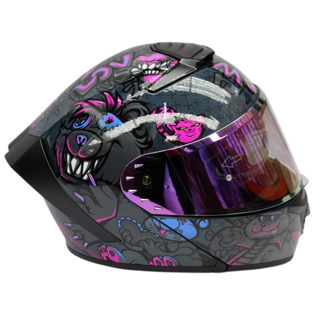 Casco Abatible Crazy Bear Revo Purple XL