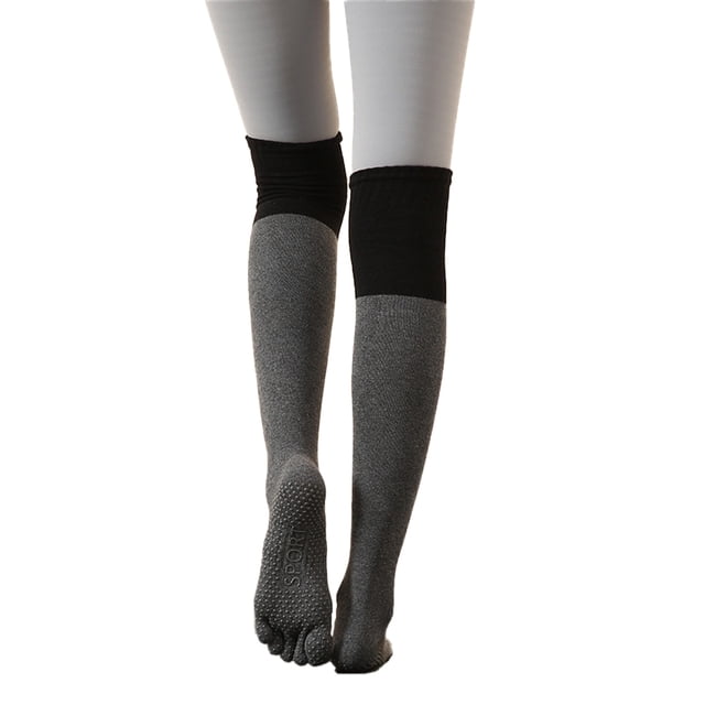 Slip Knee Toe Socks for Women - Pilates, Yoga, Socks with Grips