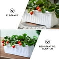 thumbnail image 6 of Zcyifa 2pcs Plastic Window Box Planter with Saucers for Indoor Outdoor Garden Balcony, 6 of 10