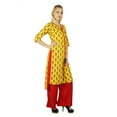 thumbnail image 4 of Bimba Women Ethnic Indian custom Kurta Kurti Traditional Printed Asymmetrical, 4 of 5