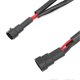 thumbnail image 3 of Lot de 2 câbles répartiteurs bidirectionnels mâles et femelles 9005/9006 pour phares de camion et pick-up, adaptateur de faisceau de câbles LED, 3 of 4
