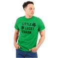 thumbnail image 3 of St Patricks Day Little Lucky Charm Men's Graphic T Shirt Tees Brisco Brands L, 3 of 6