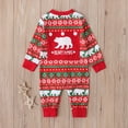 thumbnail image 4 of TheFound Baby Jumpsuits Romper,Christmas White Bear Print Long Sleeve Button Round Neck Jumpsuits, 4 of 9