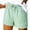 14# Green, variant on Summer Shorts for Women 2026 Casual Trendy Vacation Beach Cotton Linen Elastic Waist Drawstring Shorts with Pockets Dark Blue S