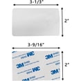 thumbnail image 2 of MWDSUP 6 Ensembles de Mini Onglets de Réparation Horizontale en Vinyle Blanc de 2 Pouces, Fixateurs de Stores Blancs pour Remplacement de Lattes et Pièces de Stores Horizontaux (2 Pouces L x 3.125 Pouces H), 2 of 7