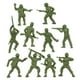 thumbnail image 4 of Toy BMC Classic OD Green Plastic Army Men, 40 unidades, soldado de la Segunda Guerra Mundial, 4 of 7