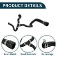 thumbnail image 4 of Manguera del radiador Unique Bargains para Volvo S60 II 2010-2015 No.31274170 Tubo de refrigerante de goma negro 1 Pc, 4 of 6