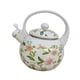 thumbnail image 4 of Tetera esmaltada, tetera, jarra para jugo, olla esmaltada resistente con diseño floral, cafetera para fiestas, oficinas, restaurantes y hogares, 4 of 9