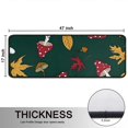 thumbnail image 5 of Kitchen Rugs Sets Of 2,Red Mushroom Leaf Green Pattern Anti Fatigue Kitchen Mat Rugs Non Slip Washable,Decorative Kitchen Floor Mats for Kitchen,Sink,Laundry,17"x47"+17"x47", 5 of 5