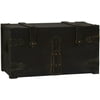 Household Essentials G.O.T. Wooden Standard Trunk, Large, Black