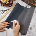 thumbnail image 3 of Frosted PU Leather Fabric for Shoes Bag DIY Craft Photography Props Dark Gray 30~30.5x0.08cm about 1.3m/roll, 3 of 9