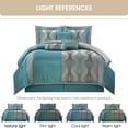 thumbnail image 3 of Kath 7 Piece Comforter Set, Queen, Blue, 3 of 4