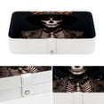 thumbnail image 4 of Skull Portable PU Leather Organizer Box with Removable Compartment for Jewelry Display and Storage - Jewelry Boxes Included, 4 of 6