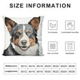 thumbnail image 5 of Shangniulu Cattle Dog Decorative Throw Pillow Covers Blue Heeler Pillows Case Square Cushion Cover Standard Pillowcase for Sofa Couch Bedroom Patio, 5 of 5