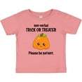 thumbnail image 3 of Inktastic Non-Verbal Trick or Treater with Cute Pumpkin Boys or Girls Baby T-Shirt, 3 of 5