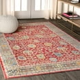 thumbnail image 4 of JONATHAN Y MODERN PERSIAN 5 x 8 Area Rug, India Flower and Vine - Burgundy, MDP303A-5, 4 of 11
