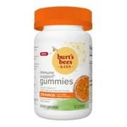Burt's Bees Kids Immune Support Gummies, Orange Flavor, 30 Count