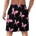 thumbnail image 3 of Faty-T Butterfly Men's Pajama Shorts Drawstring Pajama Pants Loungewear Pj Bottoms with Pockets, 3 of 8