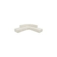 thumbnail image 6 of Meridian Furniture Arc Cream Boucle Fabric Modular Sectional, 6 of 8