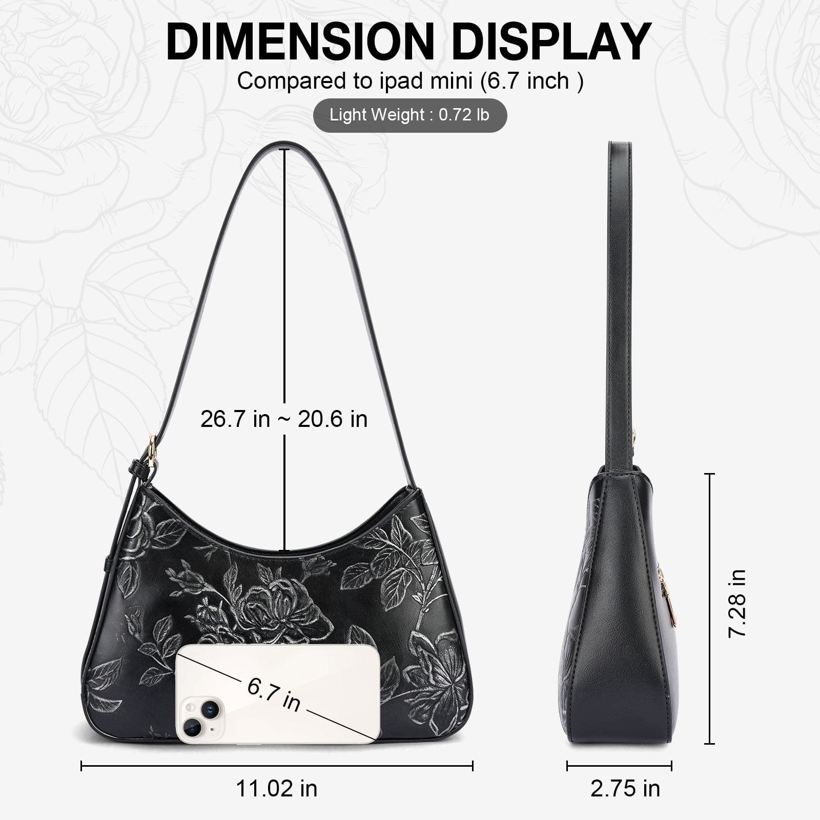 APHISON Fashion Backpack Single Shoulder Bag For Women, Ladies Crossbody Bag Handbag With Retractable Shoulder Strap, Suitable For Travel