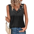 thumbnail image 3 of WIHOLL Tank Tops for Women V Neck Ruched Sleeveless Tops Loose Fit Flowy Womens Summer Tops Casual Comfortable Stylish Tees and Tanks, 3 of 11