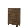 thumbnail image 4 of Doti Cherry Brown Panel Bedroom Set Special Twin 5 Piece: Bed, Dresser, Mirror, NightStand, Chest, 4 of 13