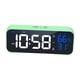 thumbnail image 4 of Reloj despertador digital de música moderna, 4 puertos de carga USB de dual de brillo ajustable 12/24H Relojes de electrónicos grandes , Verde BLESIY Despertador digital, 4 of 8