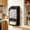 Black-Free Size/BK, variant on Wall Mount Plastic Bag Holder Grocery Bag Dispenser Trash Roll Organizer Extra Large Kitchen Storage 10.6x6.3 Inch